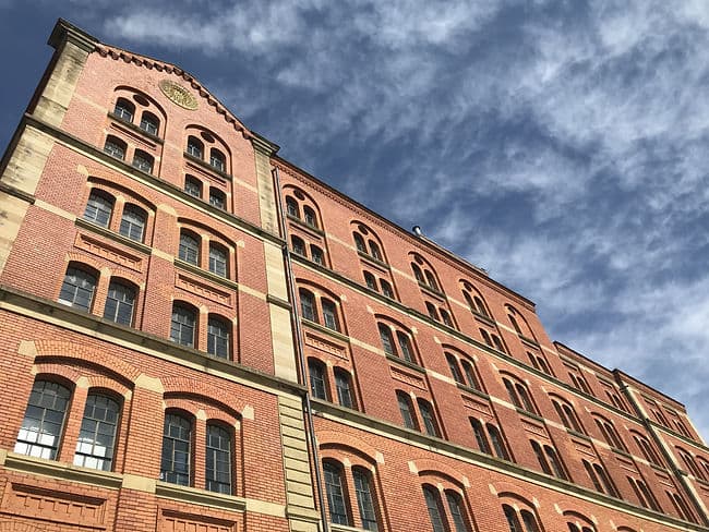 Das Gebäude des futureoffice in Karlsruhe von außen